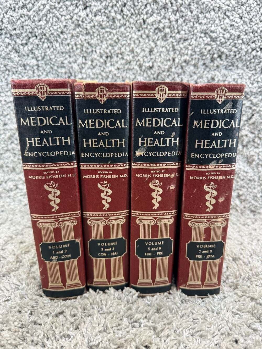 Illustrated Medical Health Encyclopedia Edited by Morris Fishbein 4-Volume Set